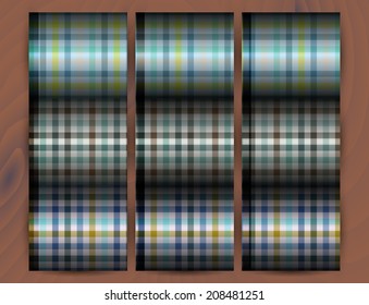 fabric texture in retro style on the stand