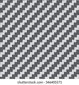 Fabric texture. Seamless abstract pattern. Black and white.