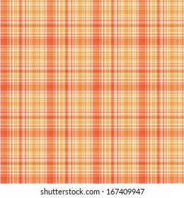 Fabric texture. Seamless tartan pattern. Vector background.