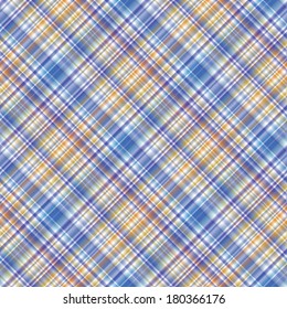 Fabric texture. Seamless tartan pattern. Vector background.