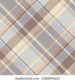 Fabric texture textile of tartan pattern background with a plaid vector seamless check in light and pastel colors.