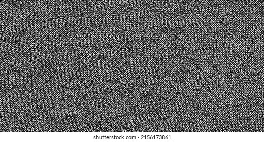  Fabric texture. Vector illustration. Monochrome background of rough canvas