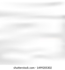 Fabric texture white background top view. Vector illustration.