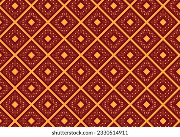 Fabric tile pattern vector design