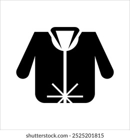 Fabric t-shirt men's Clothing vector icon