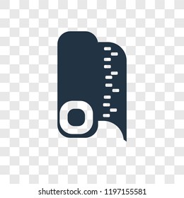 Fabric vector icon isolated on transparent background, Fabric transparency logo concept
