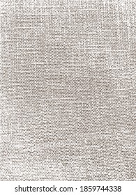 Textura vectorial de tejido. Material natural de fondo blanco.