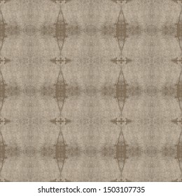 Fabric woven textile texture seamless pattern. Distressed brown, beige ecru neutral tone. All over print for modern home decor, trendy homespun fashion, wallpaper. Vector swatch repeat.