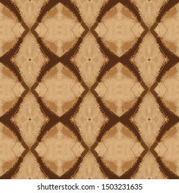Fabric woven textile texture seamless pattern. Distressed brown, beige ecru neutral tone. All over print for modern home decor, trendy homespun fashion, wallpaper. Vector swatch repeat.
