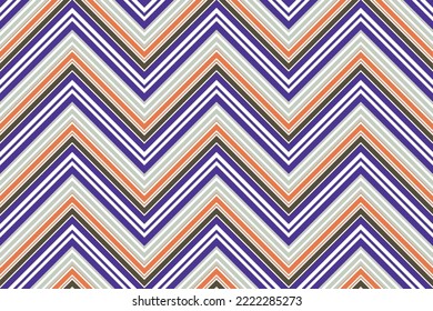 Fabric Zigzag chevron pattern digital art print fabric design pattern