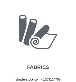 Fabrics icon. Fabrics design concept from Sew collection. Simple element vector illustration on white background.