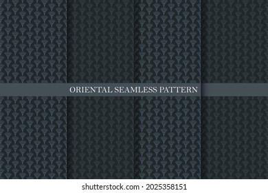 Fabrics pattern design template .Vector illustration for elegant design. Abstract geometric frame. Stylish decorative label set. Vintage seamless pattern. Eps 10