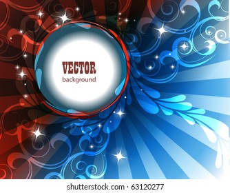 Fantastischer abstrakter Hintergrund