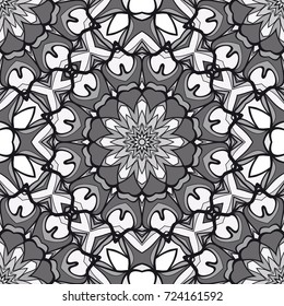 fabulous abstract background. monochcrome vector illustration. design for wallpaper, fabric print