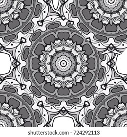 fabulous abstract background. monochcrome vector illustration. design for wallpaper, fabric print