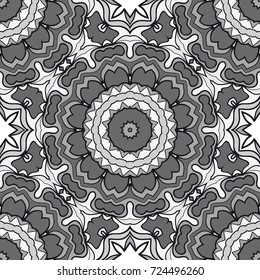 fabulous abstract background. monochcrome vector illustration. design for wallpaper, fabric print