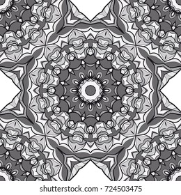 fabulous abstract background. monochcrome vector illustration. design for wallpaper, fabric print