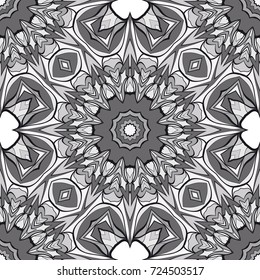 fabulous abstract background. monochcrome vector illustration. design for wallpaper, fabric print
