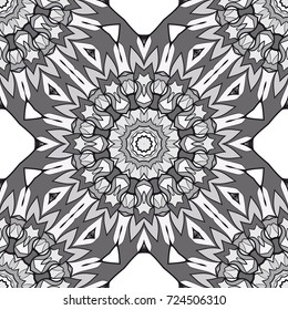 fabulous abstract background. monochcrome vector illustration. design for wallpaper, fabric print