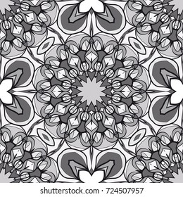 fabulous abstract background. monochcrome vector illustration. design for wallpaper, fabric print