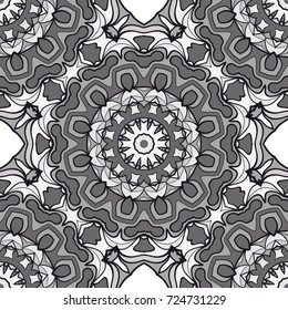 fabulous abstract background. monochcrome vector illustration. design for wallpaper, fabric print