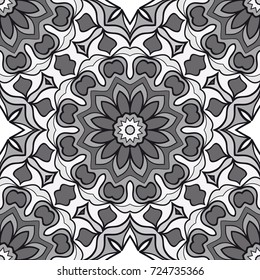 fabulous abstract background. monochcrome vector illustration. design for wallpaper, fabric print