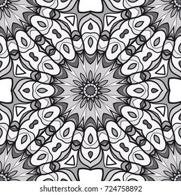 fabulous abstract background. monochcrome vector illustration. design for wallpaper, fabric print