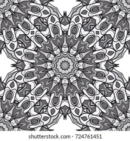 fabulous abstract background. monochcrome vector illustration. design for wallpaper, fabric print