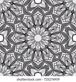 fabulous abstract background. monochcrome vector illustration. design for wallpaper, fabric print