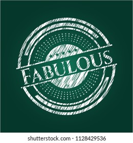 Fabulous with chalkboard texture