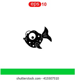 Fabulous fish icon.
