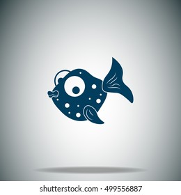 Fabulous fish vector icon