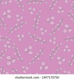 Fabulous flowers. Seamless vector background.