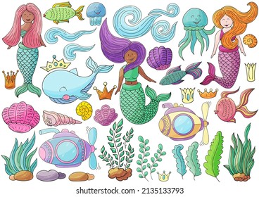 Fabulous illustrations and design elements. Illustration in hand draw style