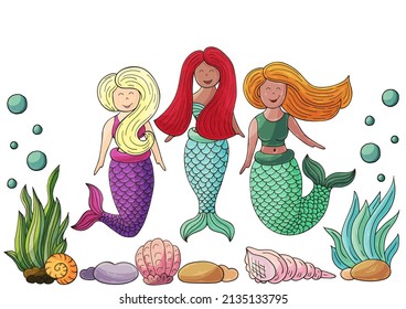 Fabulosas ilustraciones y elementos de diseño. Ilustración en estilo de dibujo a mano