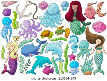 Fabulous illustrations and design elements. Illustration in hand draw style