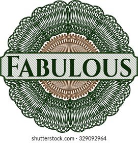 Fabulous linear rosette