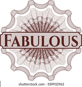 Fabulous linear rosette