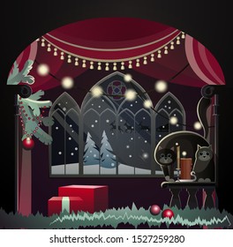 fabulous magical christmas in the old castle