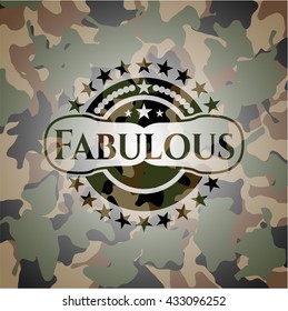 Fabuloso en textura de camo