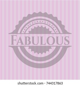 Fabulous pink emblem