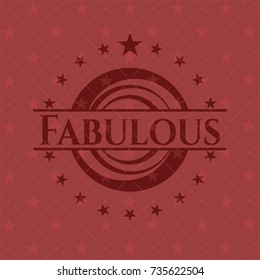 Fabulous red emblem