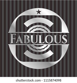 Fabulous silver emblem or badge