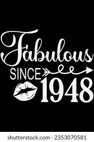 Fabulous Since 1948 eps cut file for cutting machine