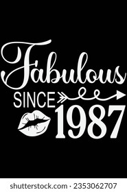 
Fabulous Since 1987 eps cut file for cutting machine