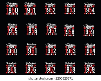 Fabulous t-shirt design  vector file
