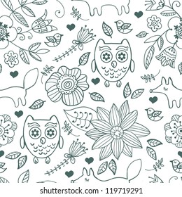 Fabulous vintage pattern for fabric, wallpaper, web design, gift wrapping paper