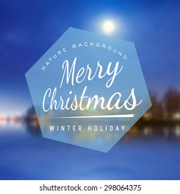 fabulous winter city park vector  background