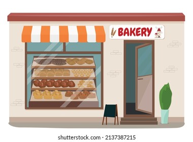 3,852 Bakery facade Stock Vectors, Images & Vector Art | Shutterstock