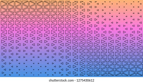 Facade geometry. Architectural design.Pattern vector, print production wallpaper. Abstract geometric hipster fashion design print triangle pattern - Vector
